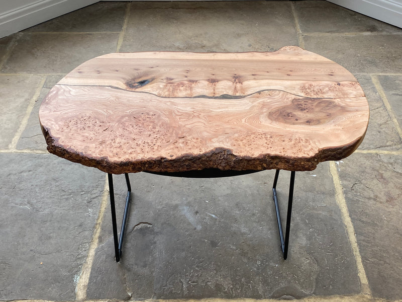 Handmade Burred Elm 86cm Coffee Table