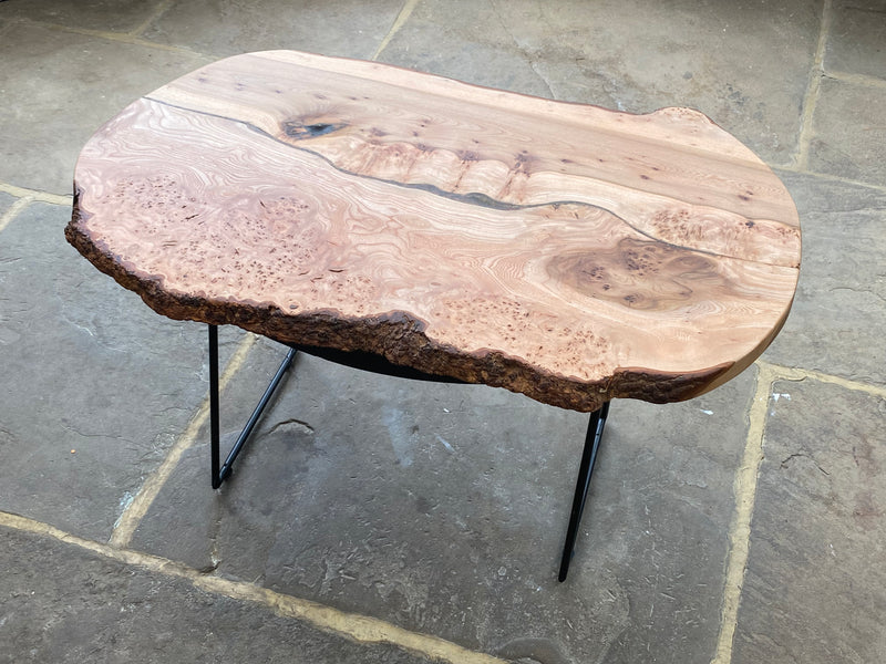 Handmade Burred Elm 86cm Coffee Table