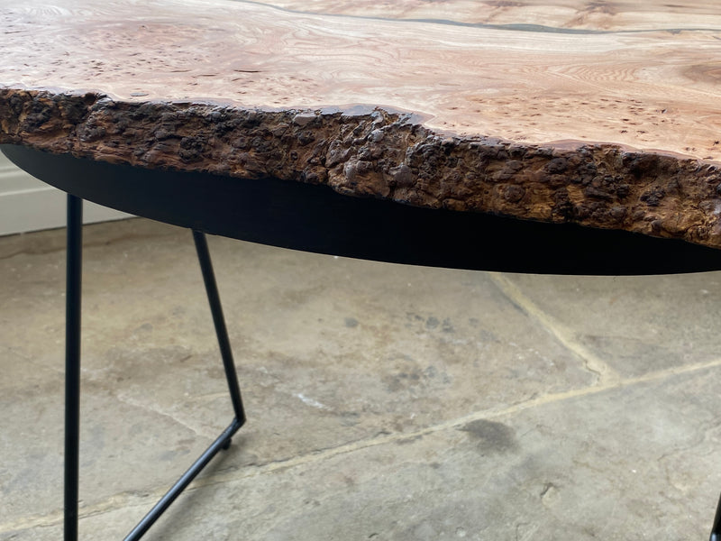 Handmade Burred Elm 86cm Coffee Table