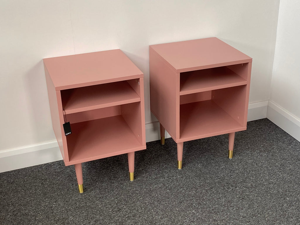 Pair of Denton Pink Side Tables