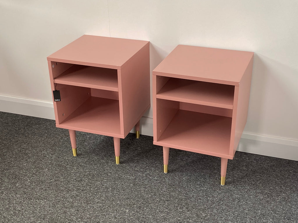 Pair of Denton Pink Side Tables